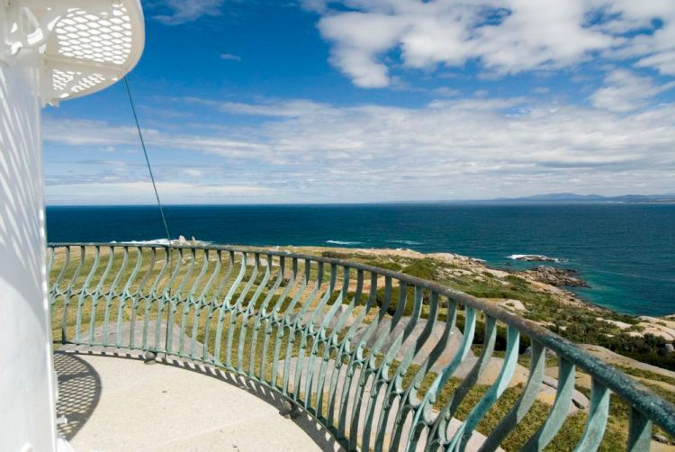 view from the deck of a lighthouse
